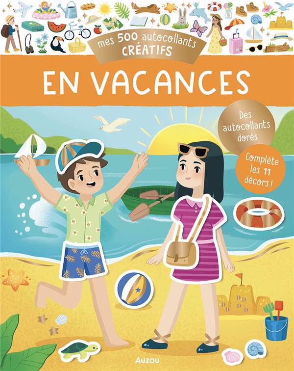 Mes 500 autocollants créatifs : vacances - flash vidéo