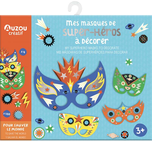 Mes masque de super-héros à décorer - flash vidéo