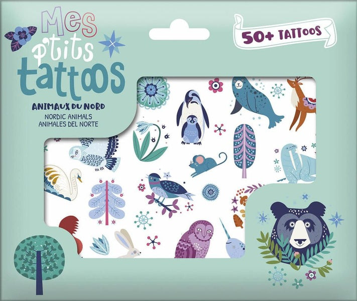 Mes p'tits tattoos : animaux du nord - flash vidéo