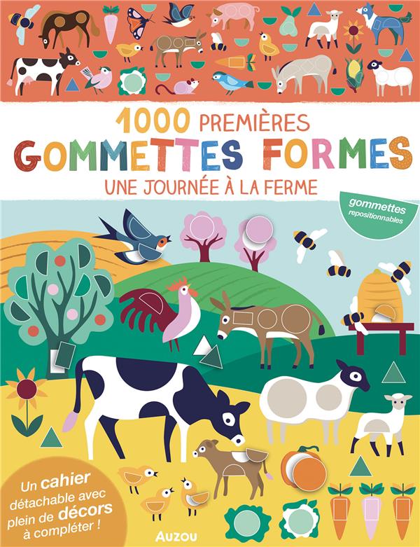 1000 premières gommettes formes : une journée à la ferme - flash vidéo