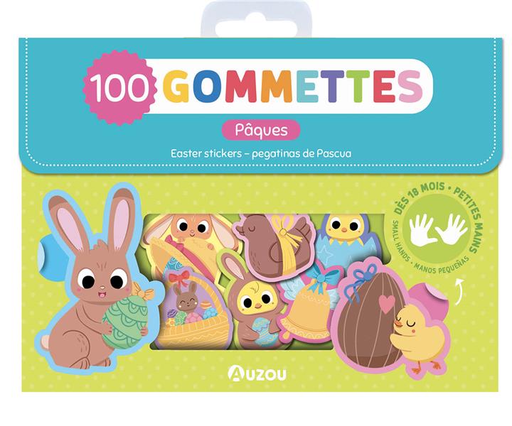 Ma pochette de gommettes : 100 gommettes : Pâques - flash vidéo