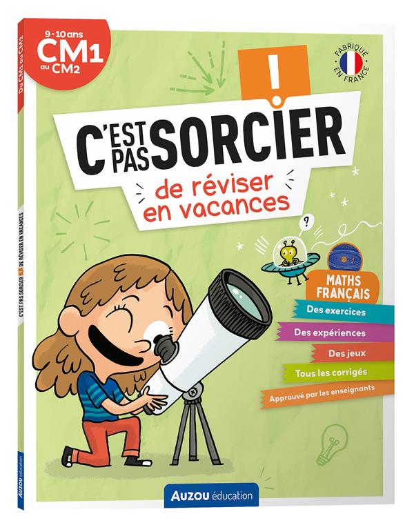 Cahier de vacances : C'est pas sorcier de réviser en vacances ; du CM1 au CM2 - flash vidéo