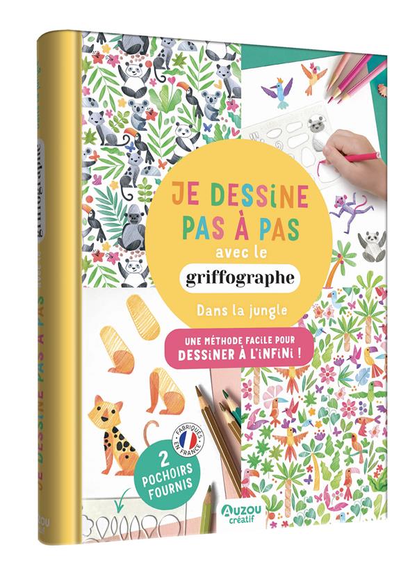 Je dessine pas à pas avec le griffographe : dans la jungle - flash vidéo