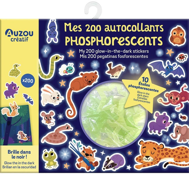 Mes 200 autocollants phosphorescents - flash vidéo