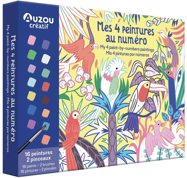 Mes 4 peintures au numéro : Merveilleuse nature - flash vidéo