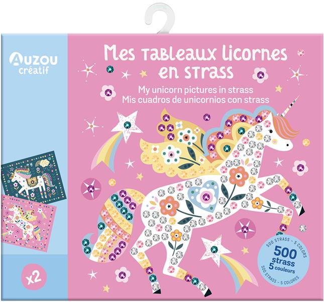 Mes tableaux licornes en strass - flash vidéo