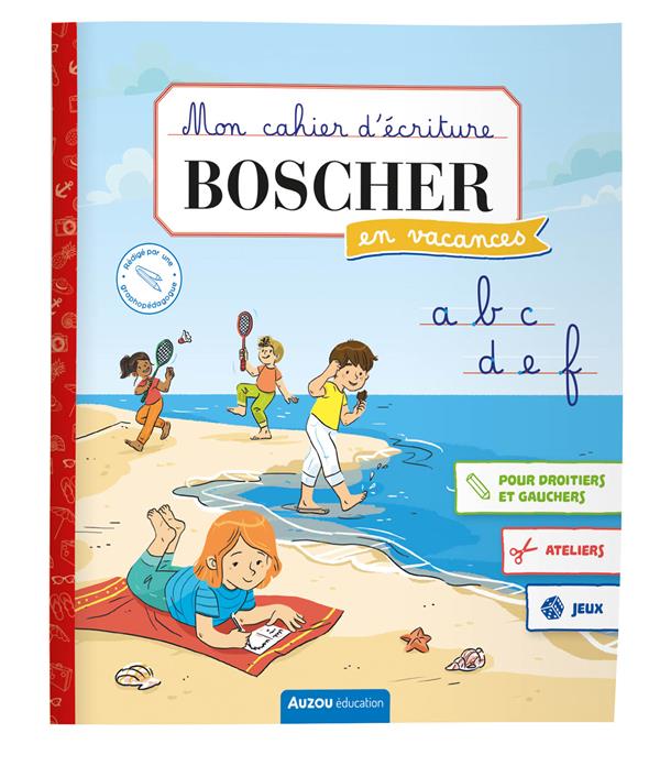 Mon cahier d'écriture Boscher en vacances - flash vidéo