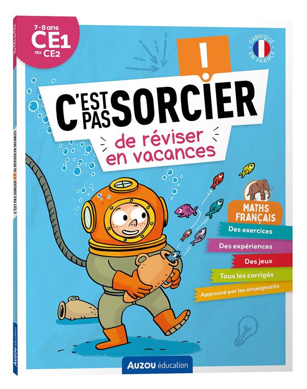 Cahier de vacances : C'est pas sorcier de réviser en vacances ; du CE1 au CE2 - flash vidéo