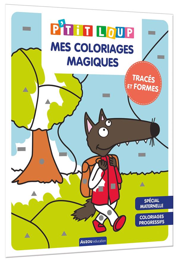 P'tit Loup ; mes coloriages magiques : tracés et formes - flash vidéo