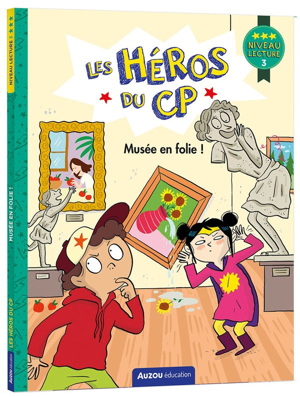 Les héros du CP ; niveau 3 ; Musée en folie ! - flash vidéo