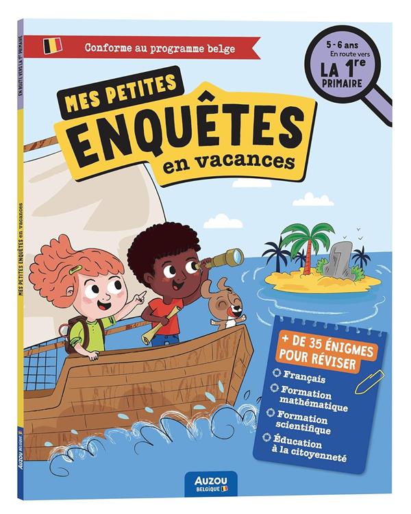 Cahier de vacances : Mes petites enquêtes en vacances ; De la 3e maternelle à la 1e primaire - flash vidéo