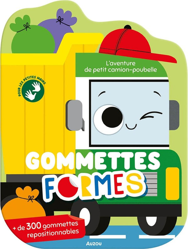 Gommettes formes : L'aventure de petit camion-poubelle - flash vidéo