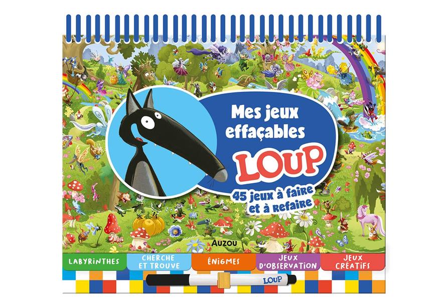 Le Loup : Mes jeux effaçables - flash vidéo