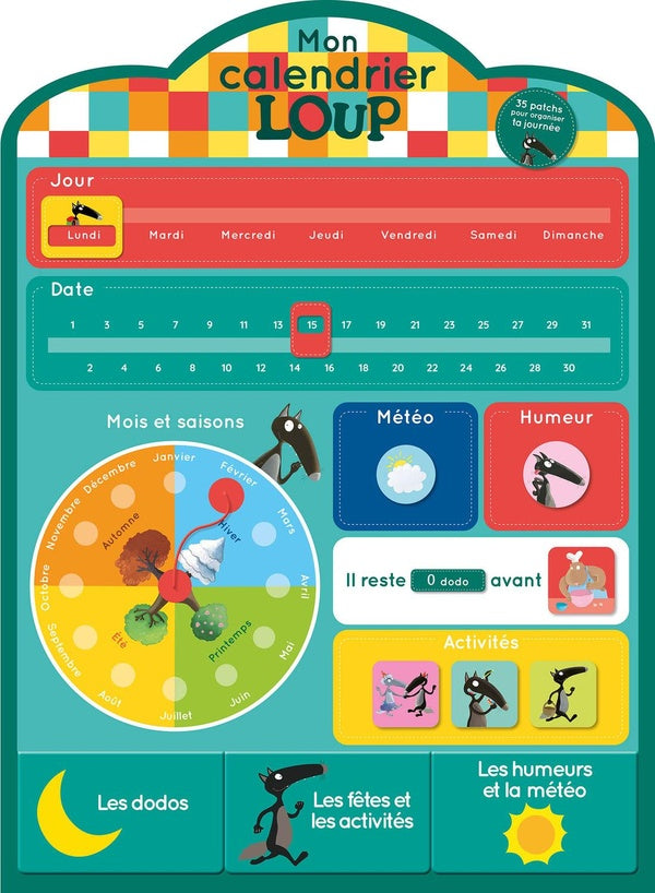 Le Loup : Mon calendrier en tissu - flash vidéo