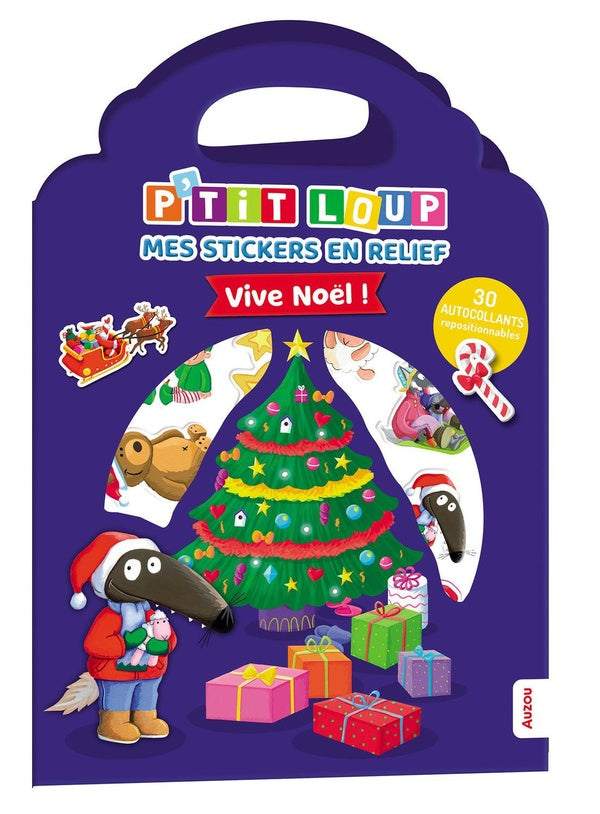 P'tit Loup : vive noël, mes stickers en relief - flash vidéo
