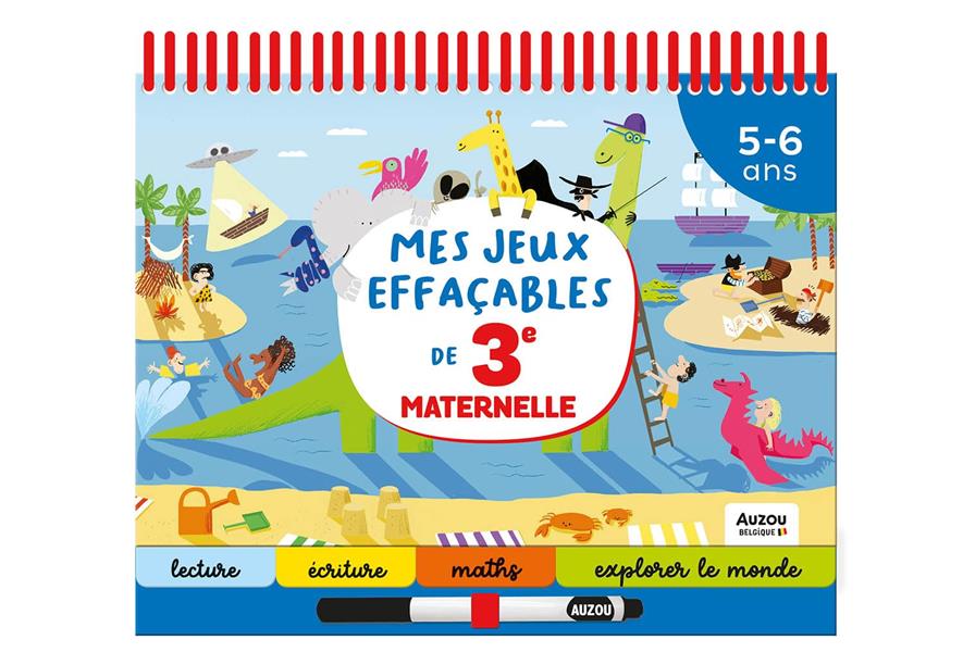 Mes jeux effaçables de 3e maternelle - flash vidéo