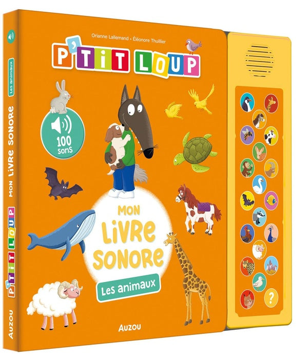 P'tit loup, mon livre sonore : les animaux - flash vidéo