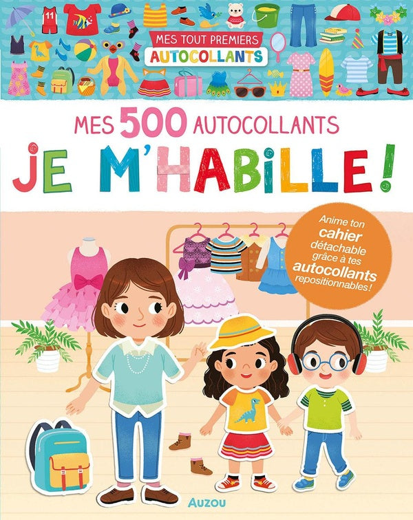 Mes 500 autocollants je m'habille - flash vidéo