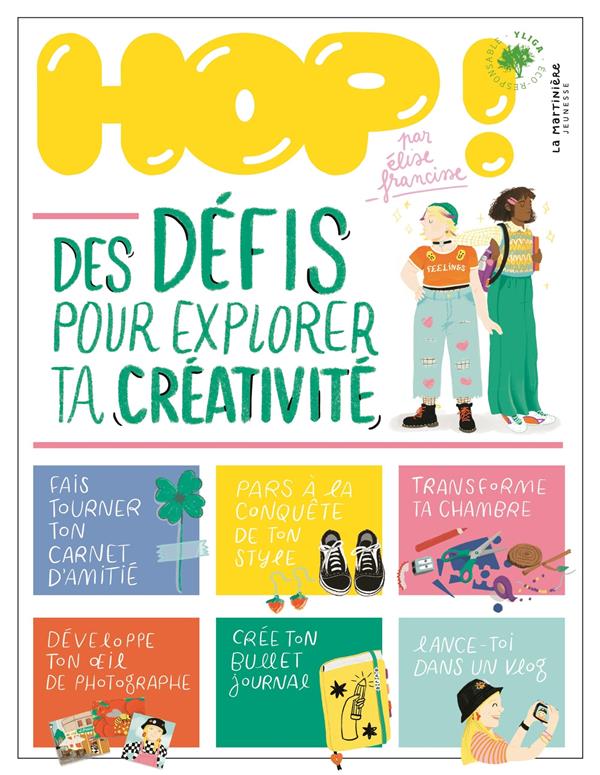 Hop ! des défis pour explorer ta créativité
