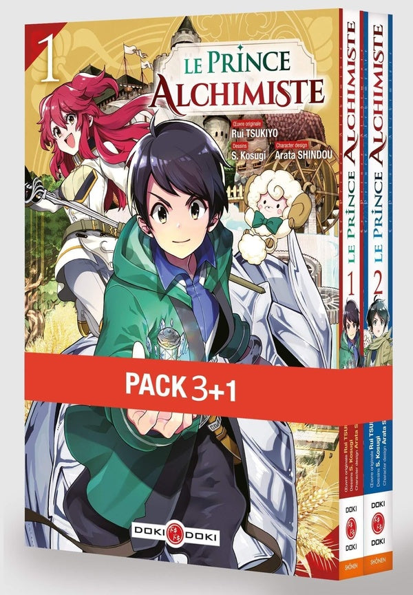 Le prince alchimiste : coffret Tomes 1 à 4