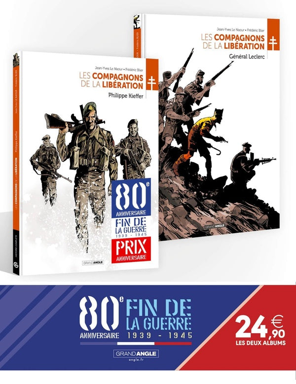 Les compagnons de la Libération : Général Leclerc et Philippe Kieffer
