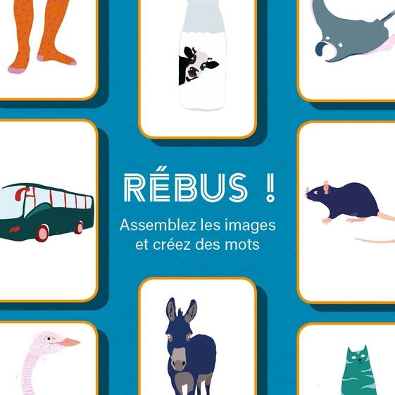 Rébus ! ; assemblez les images et créez des mots - flash vidéo