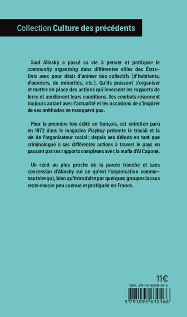 Organisation communautaire et radicalité ; entretien