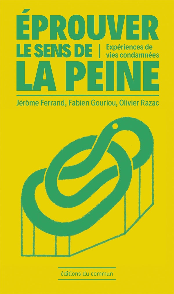 éprouver le sens de la peine : expériences de vies condamnées