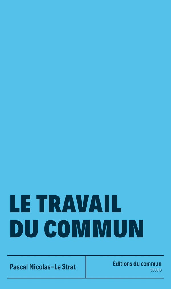 Le Travail du commun (édition 2026)