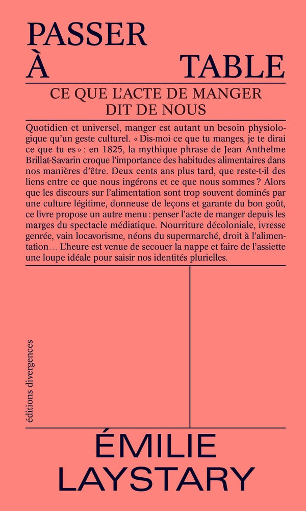 Passer à table : Ce que l'acte de manger dit de nous