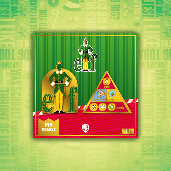 Warner Bros - Pin Kings - Set de pins 1.1 en émail Elf - flash vidéo