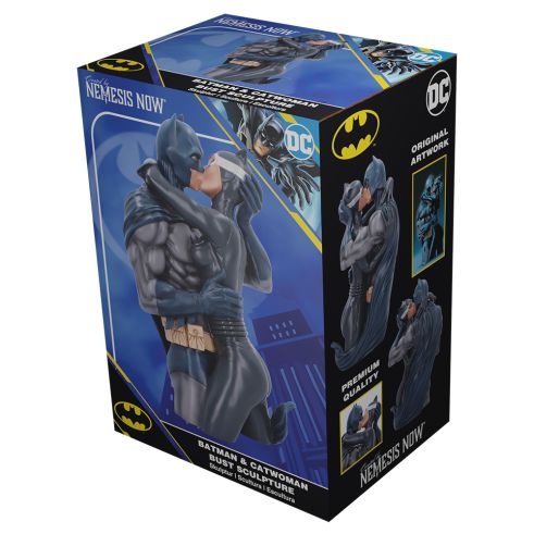 Nemesis Now - DC Comics - Buste de Batman et Catwoman 30cm - flash vidéo
