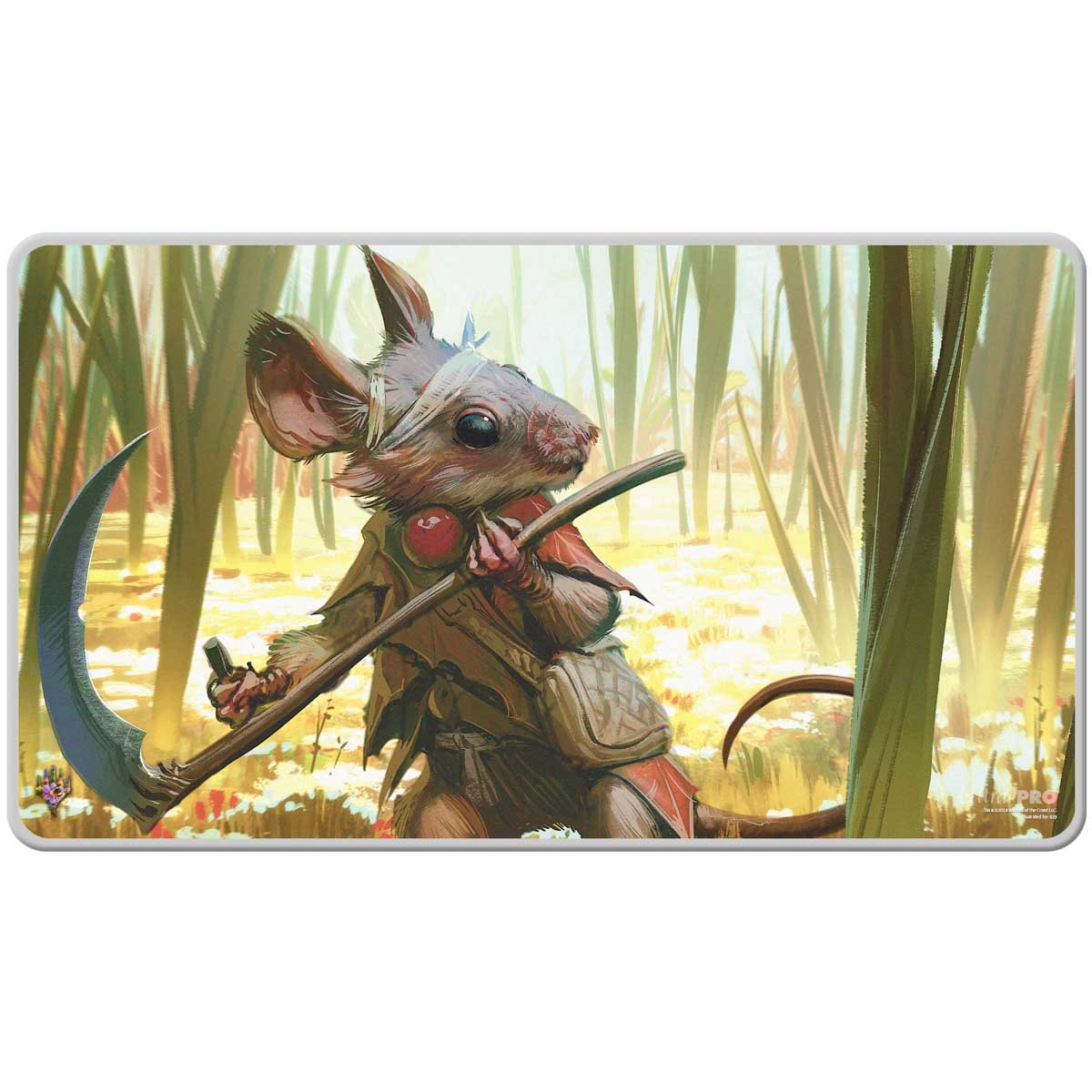 Ultra Pro - Magic: The Gathering - Bloomburrow - Tapis de jeu De l'épée à la lame (60 x 34 cm) - flash vidéo