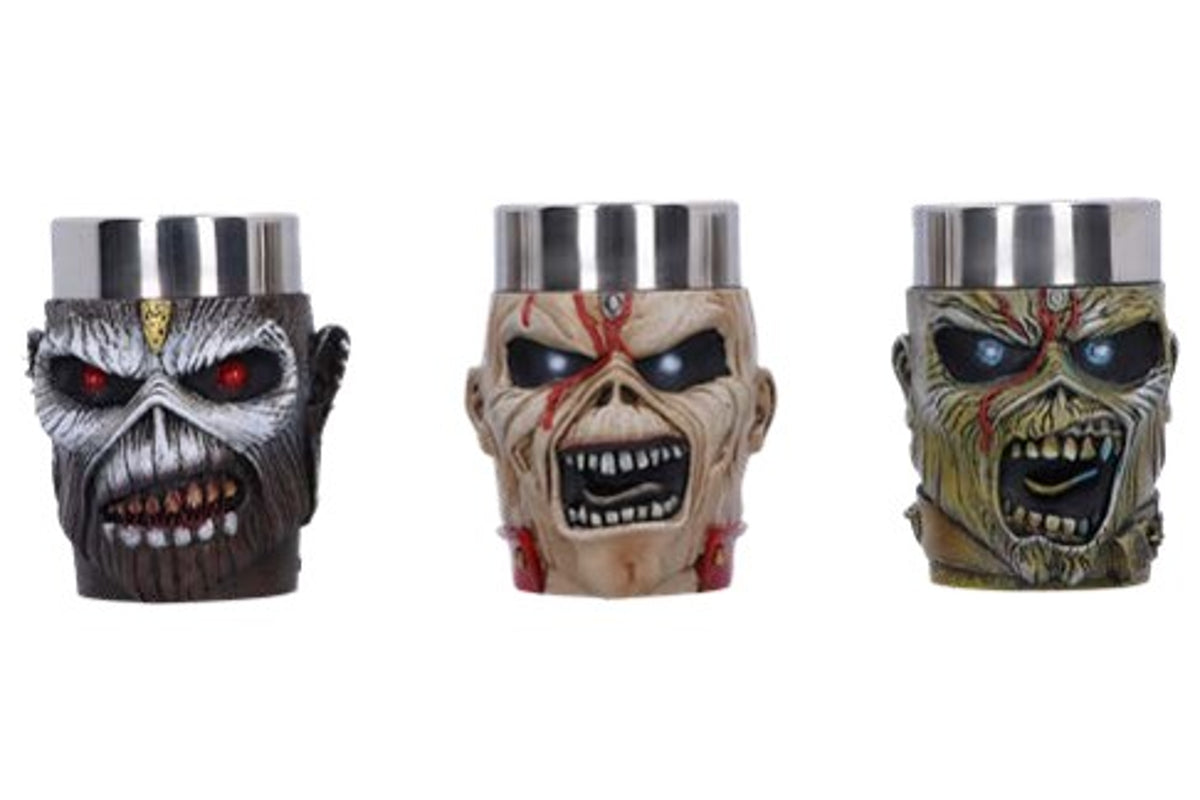 Iron Maiden - Ensemble de verres à shot Eddie 9cm