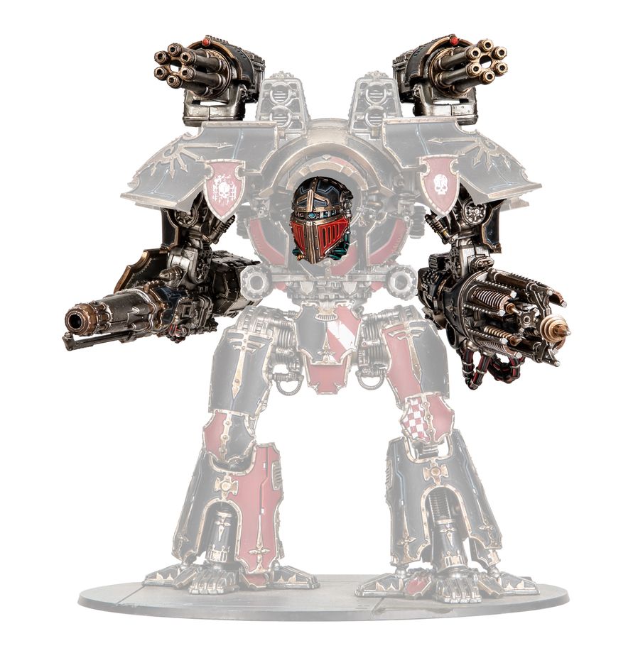 Armes de Titan Warlord: Canon sismique, extirpateur à conversion, paire d'éclateurs gatling et paire de destructeurs turbo-laser