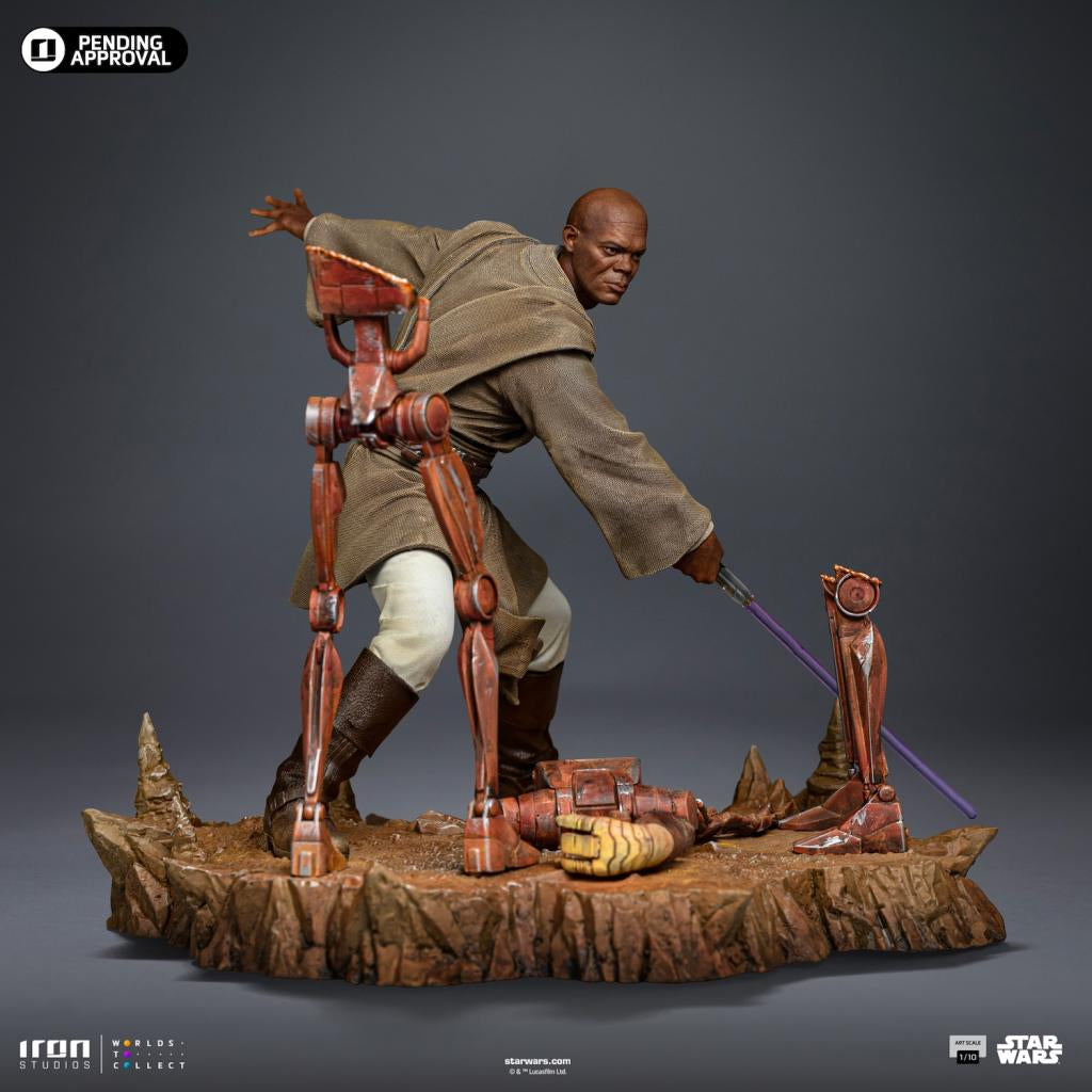 Iron Studios - Art Scale 1/10 - Star Wars: The Clone Wars - Mace Windu Statue 19cm