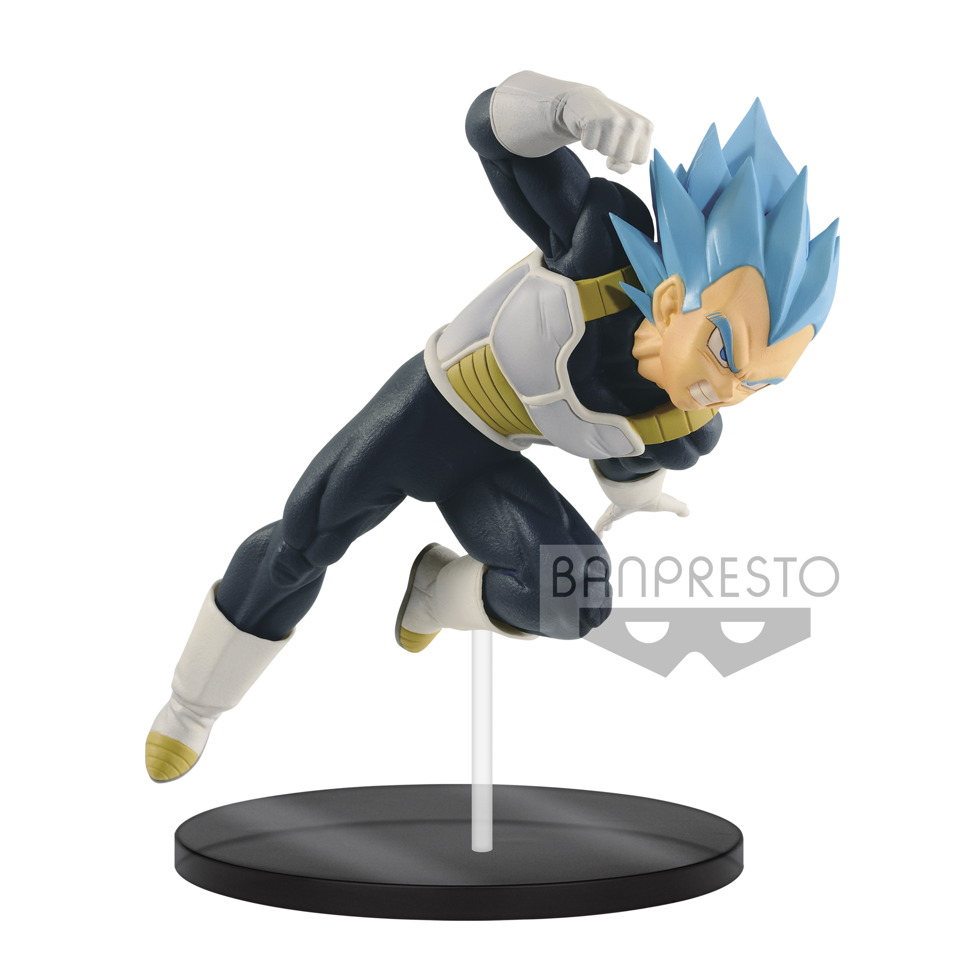 Dragon Ball Super: Broly Ultimate Soldiers SSGSS Vegeta Figure - flash vidéo