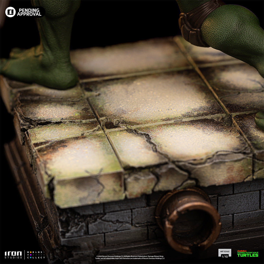 Iron Studios - Art Scale 1/10 - Teenage Mutant Ninja Turtles - Donatello Statue 18cm - flash vidéo