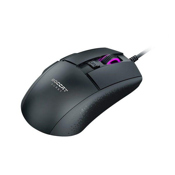 Roccat - Souris de jeu filaire Burst Core optique ultralégère Noire - flash vidéo