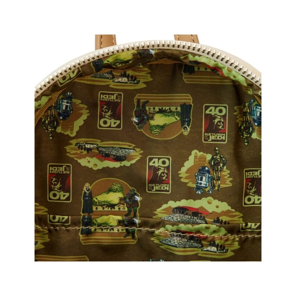 Loungefly: Lucasfilm - Star Wars Return Of The Jedi 40th Anivversary - Jabbas Palace Mini Backpack - flash vidéo