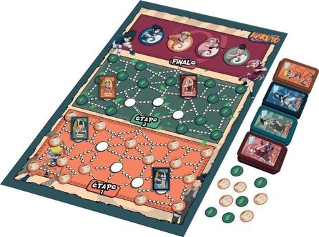 Naruto - Le défi des Chunins - Jeu de Plateau - flash vidéo