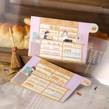 Kiki la petite sorcière - Cadre diorama de la boulangerie de Jiji - flash vidéo