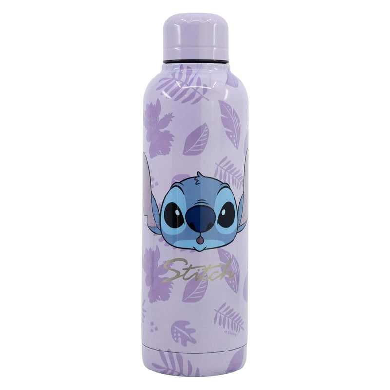 Stor - Disney - Lilo et Stitch - Bouteille Isotherme en Acier Inoxydable 515ml "Stitch Palmiers"