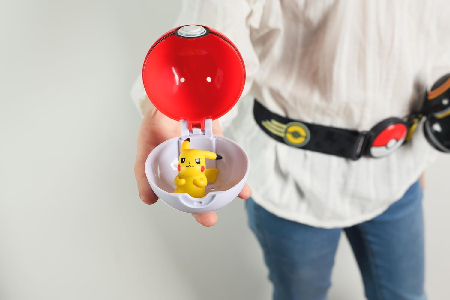 Pokémon - Ensemble ceinture Clip 'N' Go Luxe Ball/Poké Ball et Pikachu