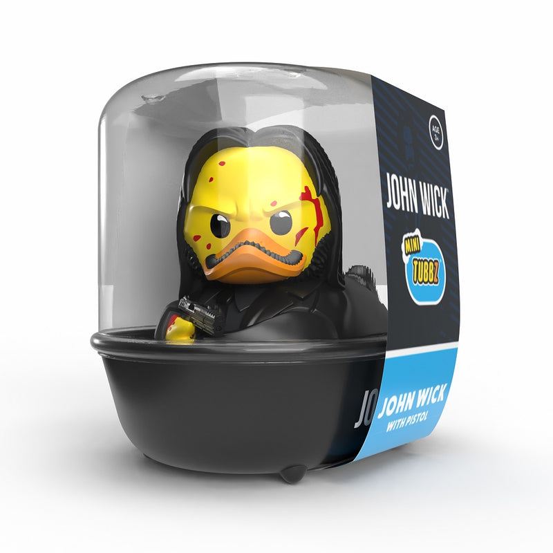 Numskull - Mini TUBBZ Canard de bain - John Wick - John Wick "Pistolet" (Édition baignoire) - 5cm