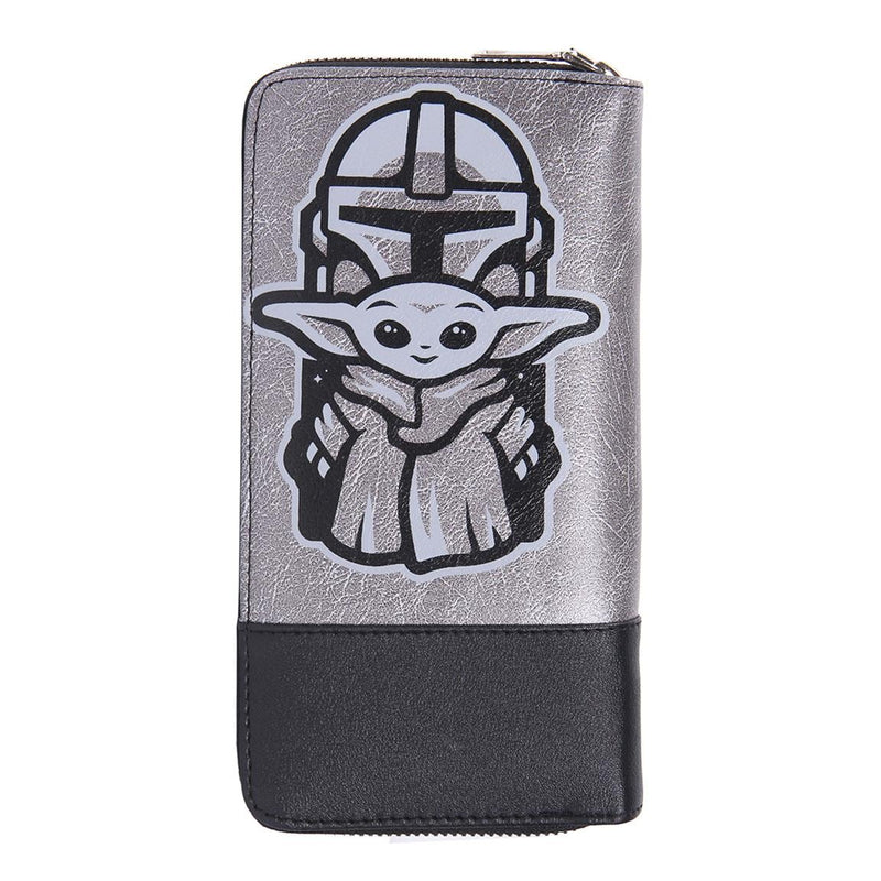 Star Wars: The Mandalorian - Portefeuille en simili-cuir "Où que j'aille, il me suit"