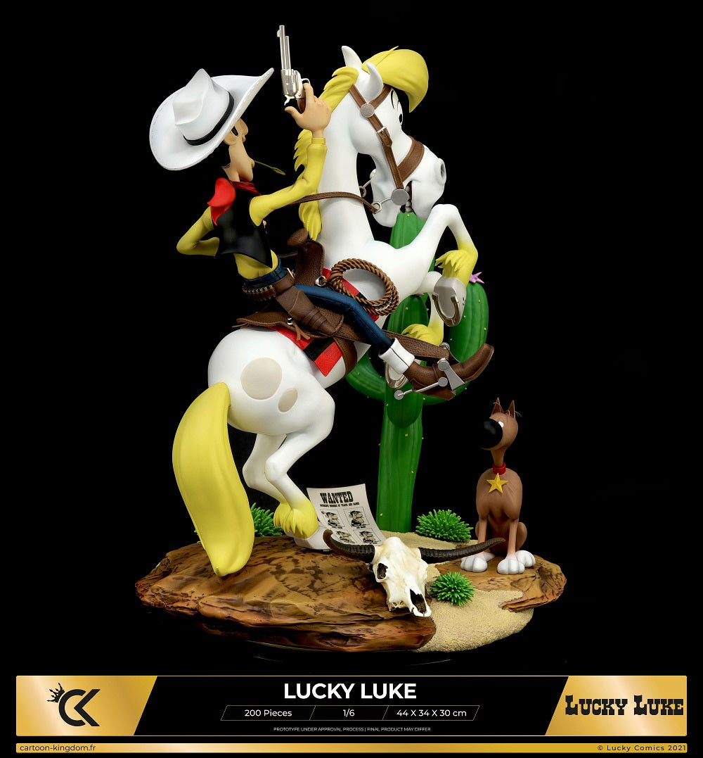 Cartoon Kingdom - 1:6 Statues - Lucky Luke Statue 44cm - flash vidéo