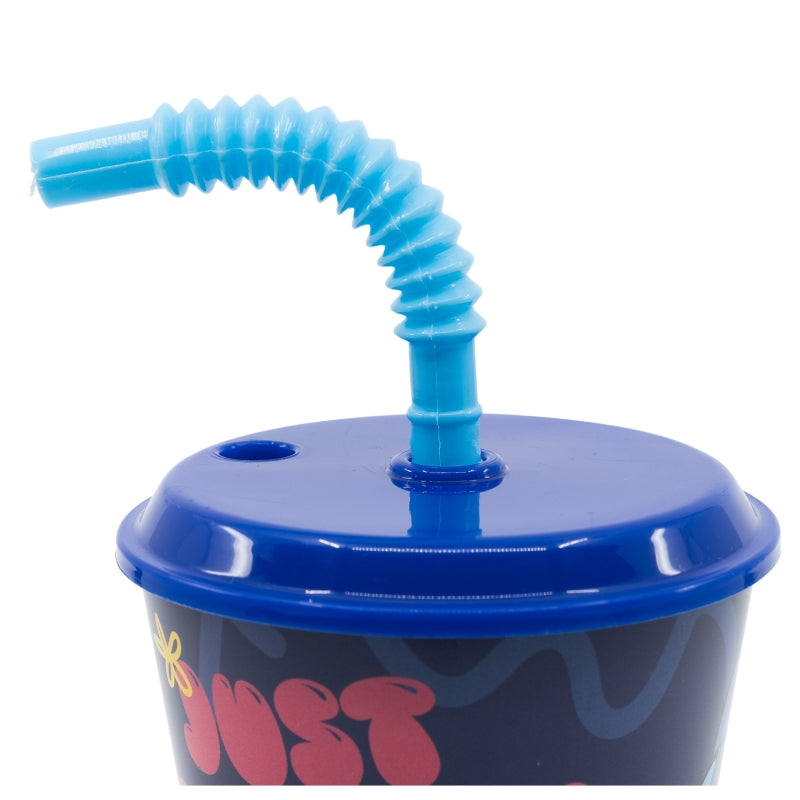 Disney - Gobelet Easy Sport Stitch et palmiers - 430ml - flash vidéo