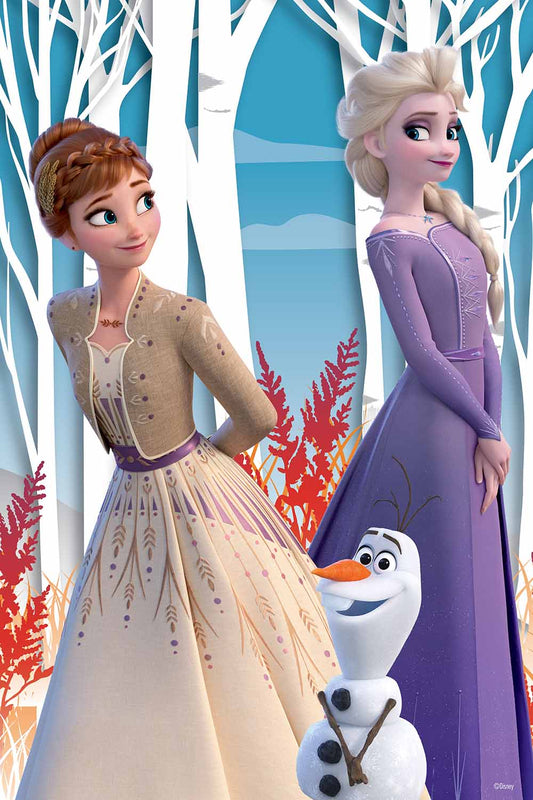 Disney - Puzzle livre lenticulaire La Reine des Neiges 2 300 pcs 41x31 cm