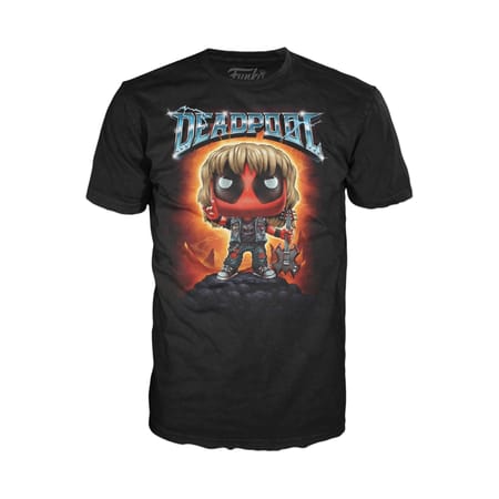 Funko Pop! & Tee: Marvel - Deadpool - Heavy Metal - M - flash vidéo